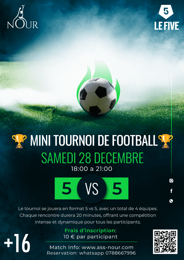 Mini Tournoi de Football Mosquée Nour